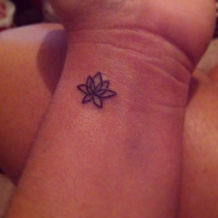 The lotus symbolizes growing and overcoming obstacles, hardship, and whatever life throws at you. I am strong and will succeed no mater what happens to me.