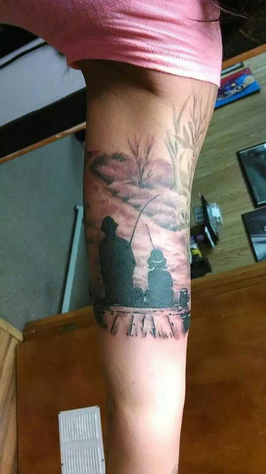 My cousin's memorial tattoo for her grandpa | Memorial tattoos, Tattoos,  Memorial tattoo