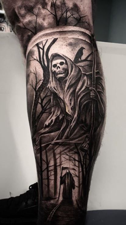 110 Unique Grim Reaper Tattoos You'll Need to See - Tattoo Me Now