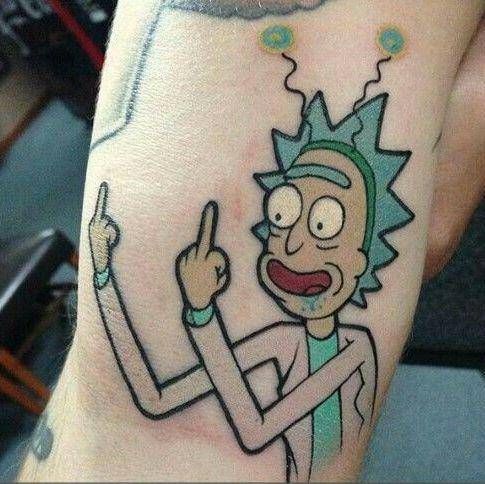 28 Amazing Tattoos Inspired by Rick and Morty
