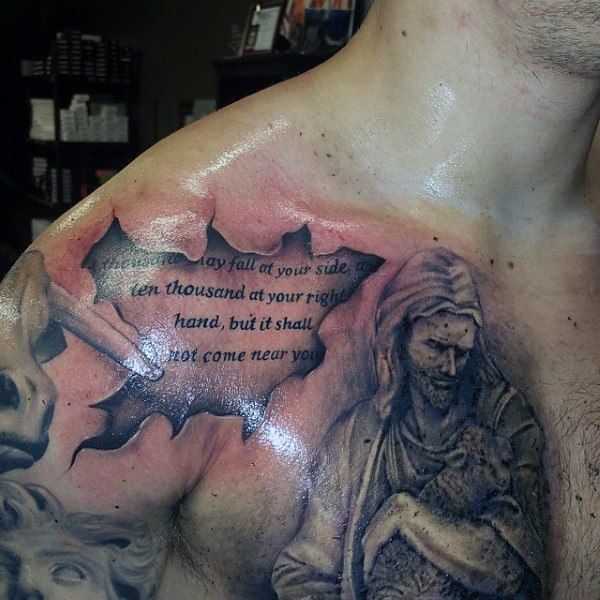 58 Impressive Bible Tattoo Ideas For Men