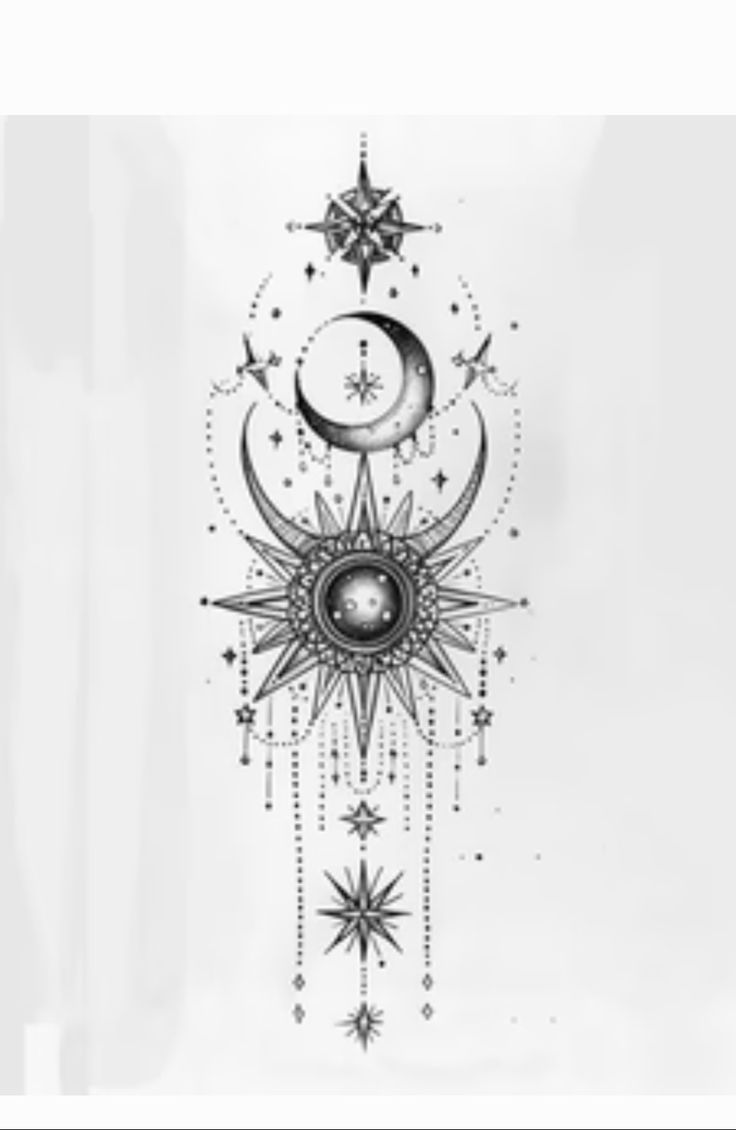 Pin by Jennifer on Body Art in 2025 | Third eye tattoos, Moon tattoo designs,  Crystal