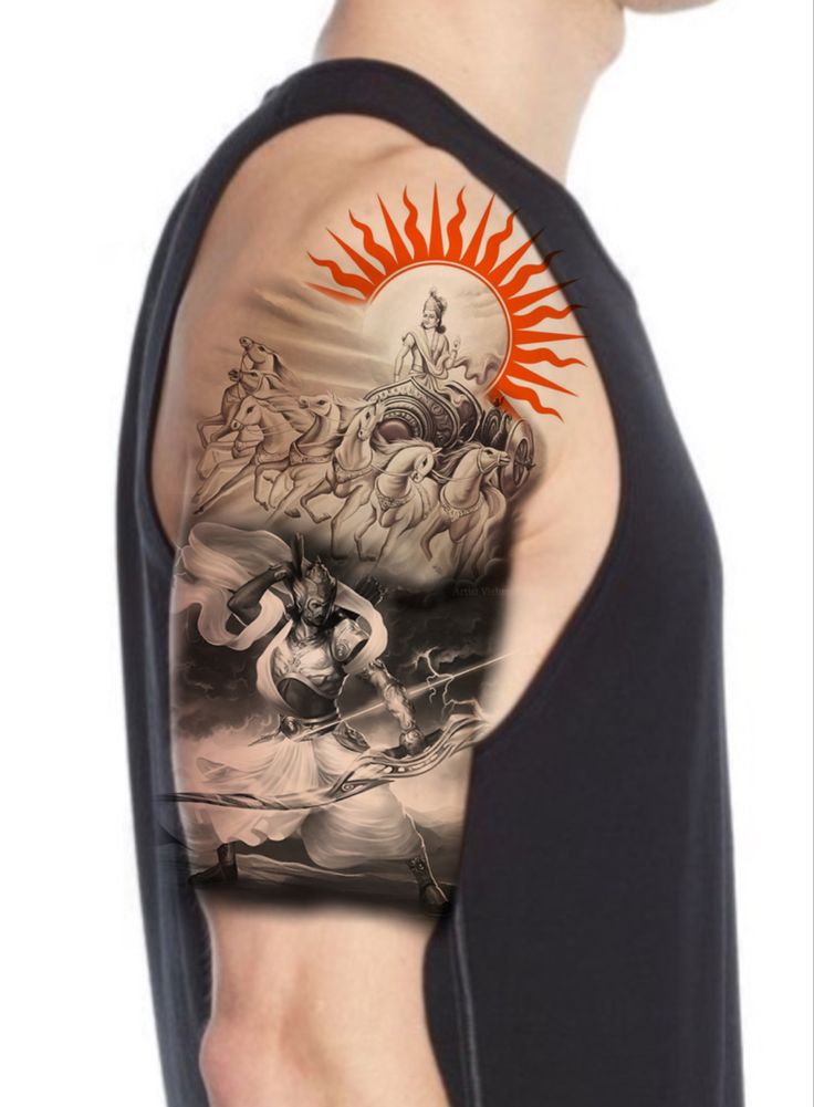 Karna tattoo designs