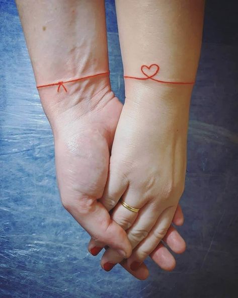Red String Fate Tattoo
