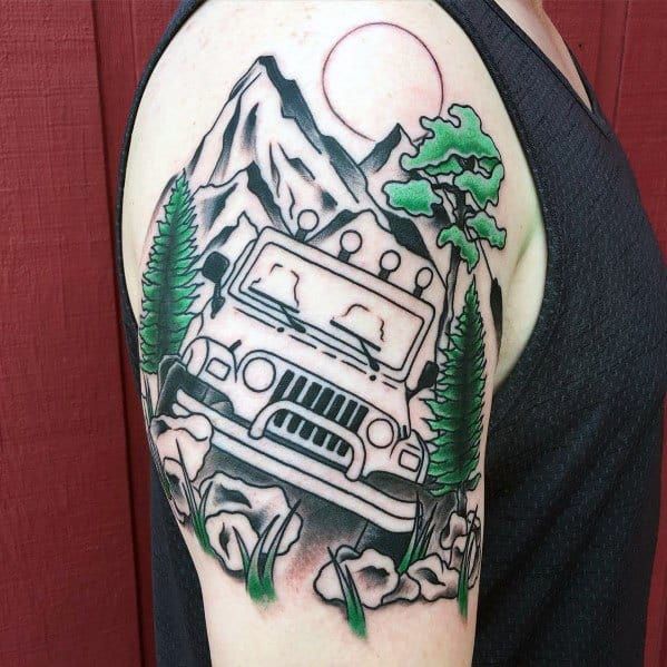80 Amazing Jeep Tattoos for Men