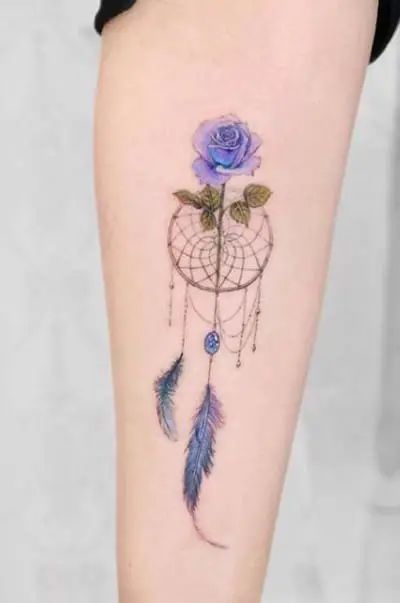 25 Forearm Dream Catcher Tattoo Ideas and Designs