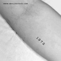 Tattoos: 35 Birth Year Tattoos ideas to save today | tattoos for women,  tattoo set and more