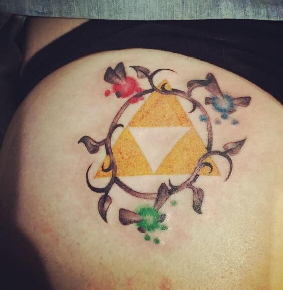 50+ Legend of Zelda Tattoos Ideas (2024) Triforce Designs