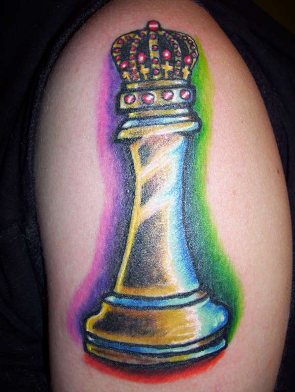 chess piece tattoo
