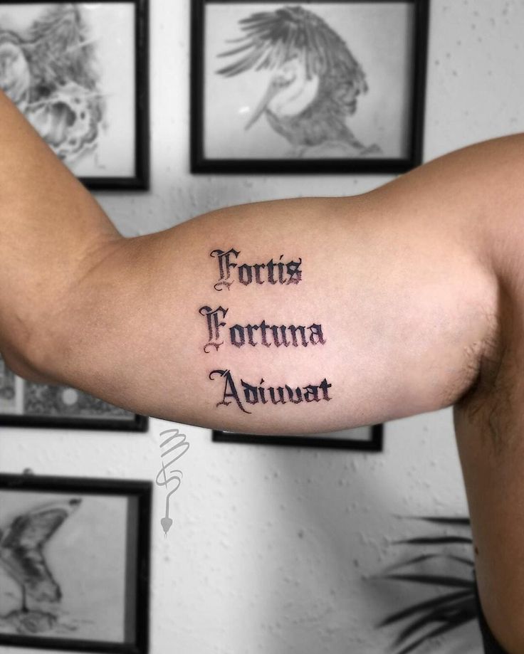 101 Best Fortis Fortuna Adiuvat Tattoo Ideas You Have To See To Believe! 20  Outsons |