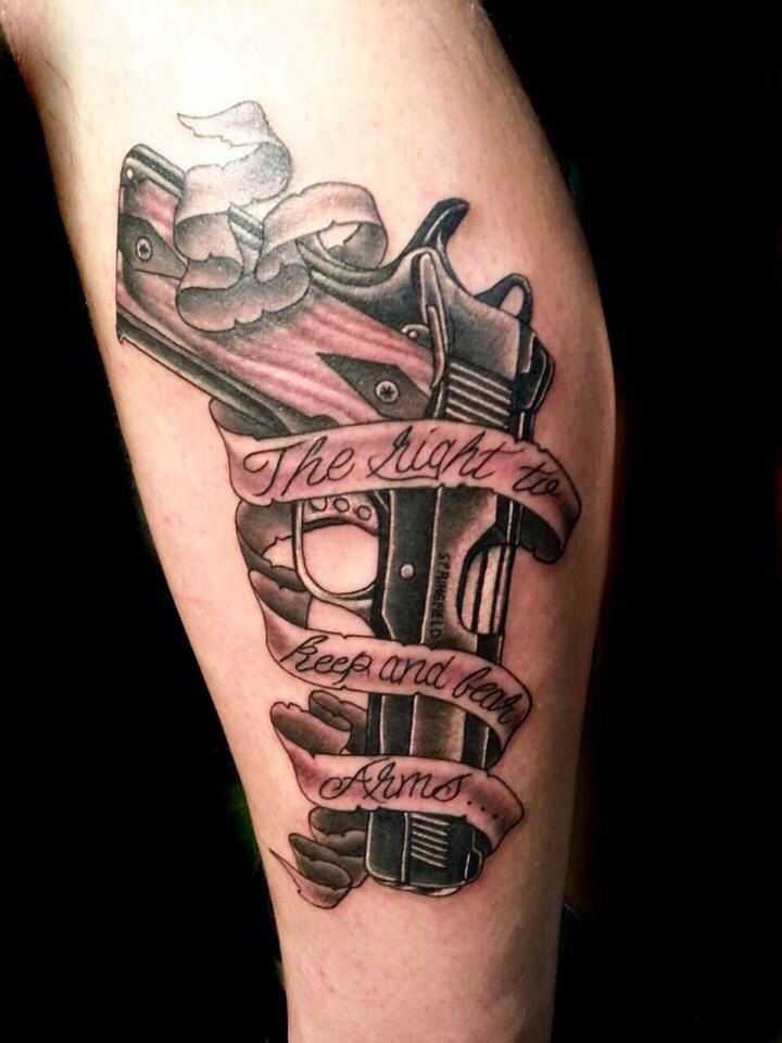 20 Gun Tattoo Designs For Women - Flawssy
