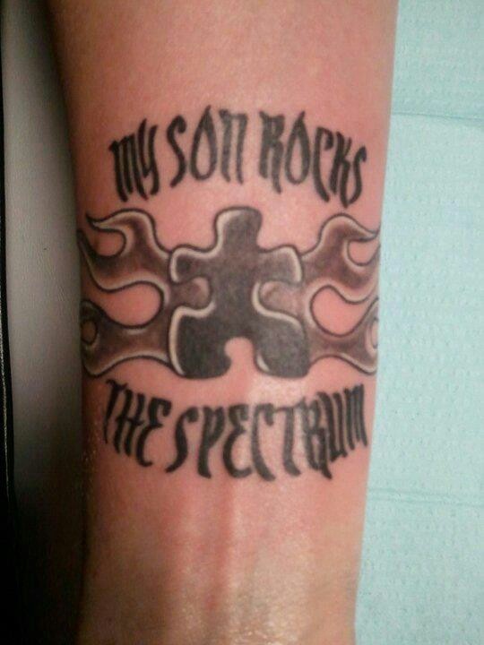 Not my tatt but I want one for my boy but in blues B-)