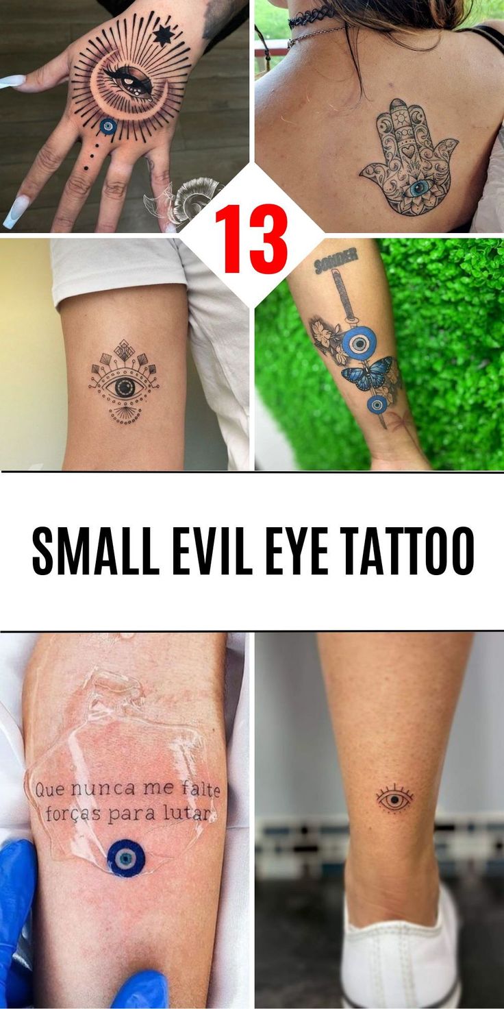 Small Evil Eye Tattoo Designs: 13 Unique and Intricate Ideas for Elegant  Body Art