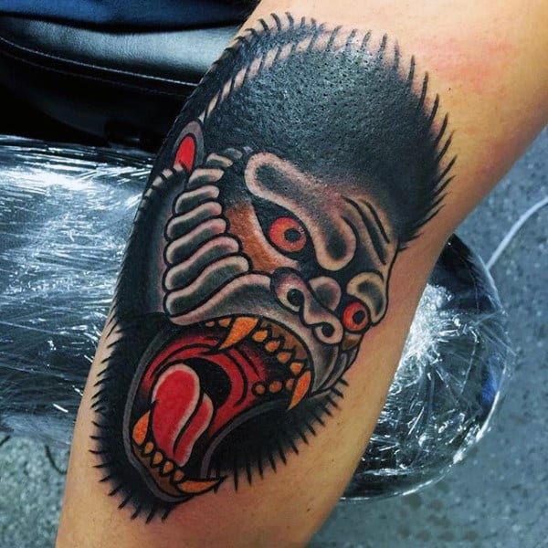 100 Gorilla Tattoo Designs for Men