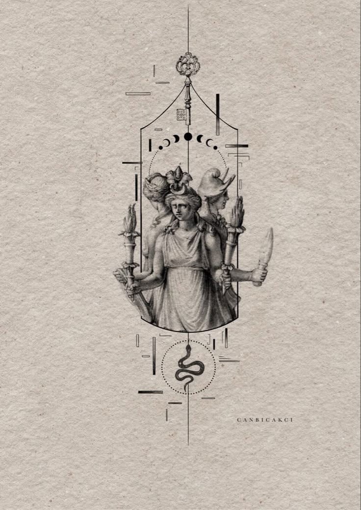 HECATE TATTOO DESIGN