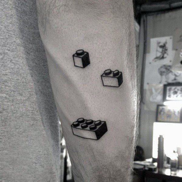 60 Cool Lego Tattoo Designs for Men