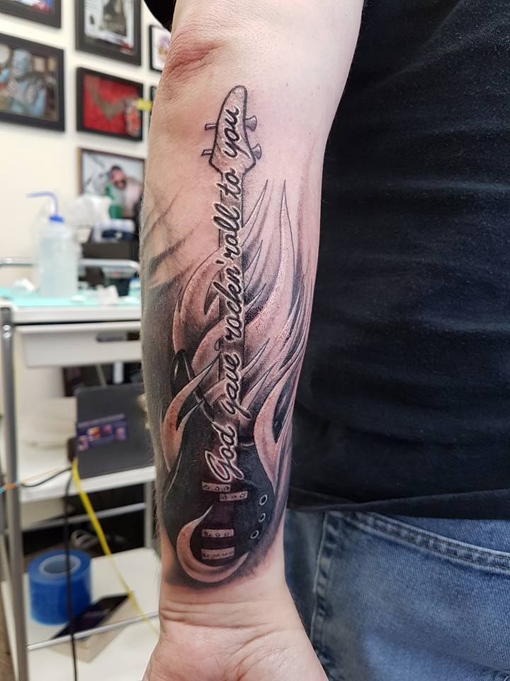Pin by Melissa Zaffke on Tattoo inspiration! | Rock and roll tattoo, Music tattoo  designs, Rock tattoo