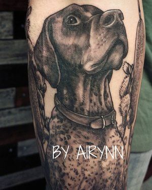 10 Best German Shorthaired Pointer Tattoo Designs - The Paws