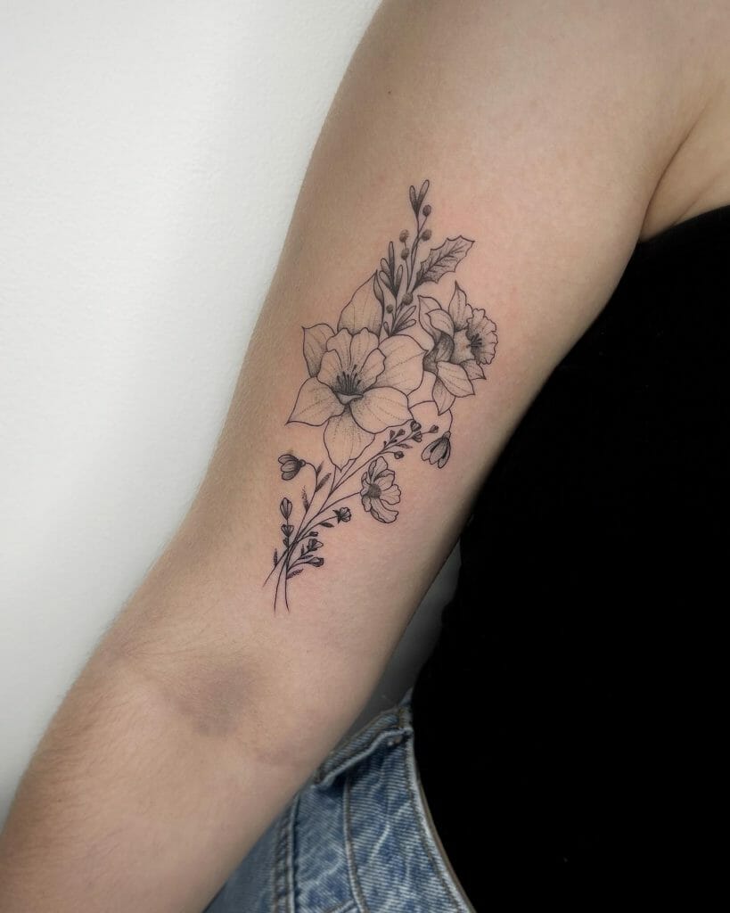 December Birth Flower Tattoo Ideas
