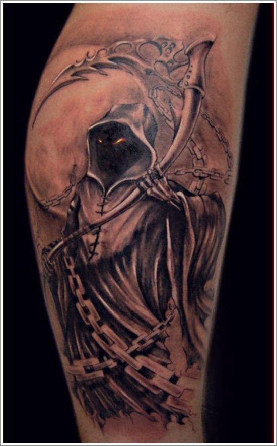 29 Cool Grim Reaper Tattoo Designs