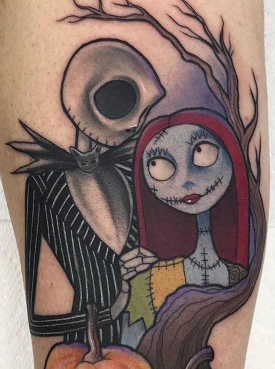 100+ Unique Jack and Sally Tattoos (The Nightmare Before Christmas) - Tattoo  Me Now
