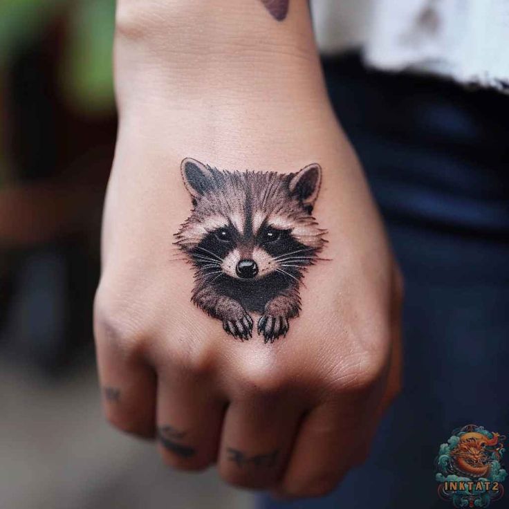 Unmasking the Meaning: Exploring the Fascinating World of Raccoon Tattoos:  128 Designs - inktat2.com