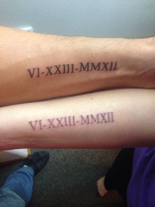 30 Cool Wedding Date Tattoos To Get Inspired - Weddingomania