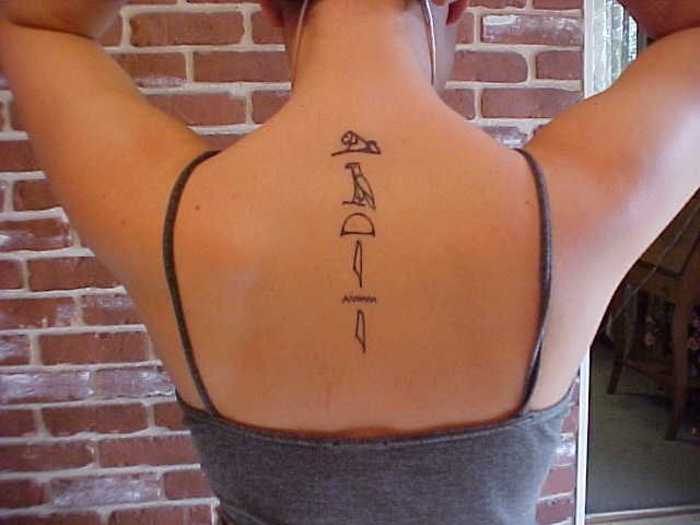Hieroglyphics tattoo, Tattoos, Egyptian tattoo
