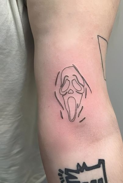 ghostface tattoo