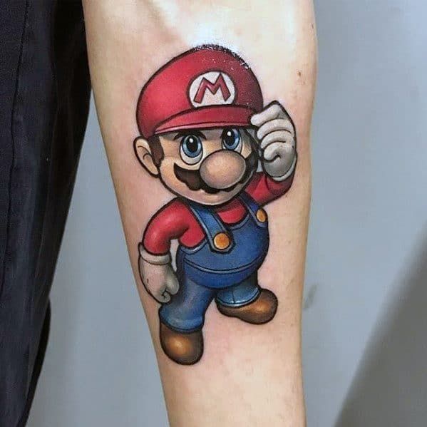 90 Cool Mario Tattoo Ideas for Men