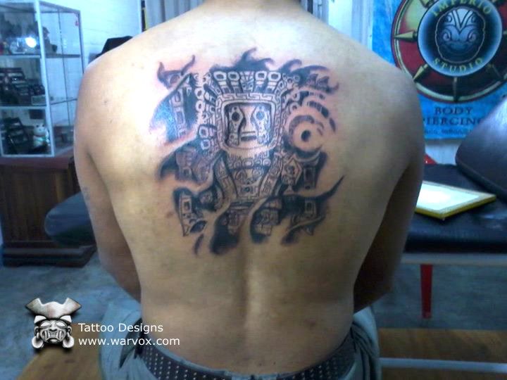 Viracocha Tattoo Design - Aztec Tattoo Ideas