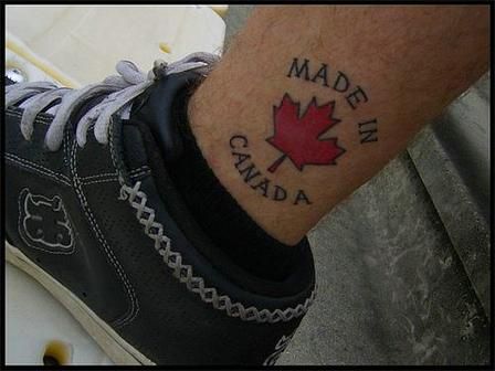 Made In Canada tattoo