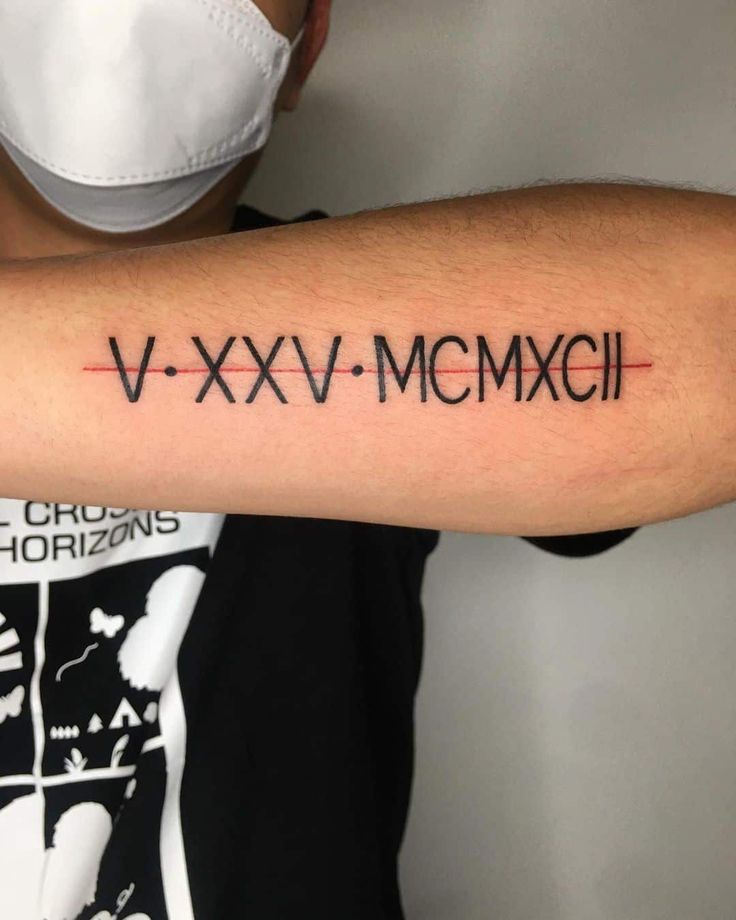 Top 32 Gorgeous Roman Numerals Tattoo Design Ideas 2024