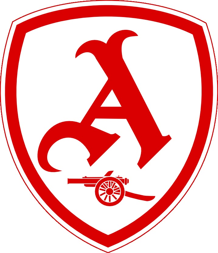 A re-design of the Arsenal badge using elements of old badges.