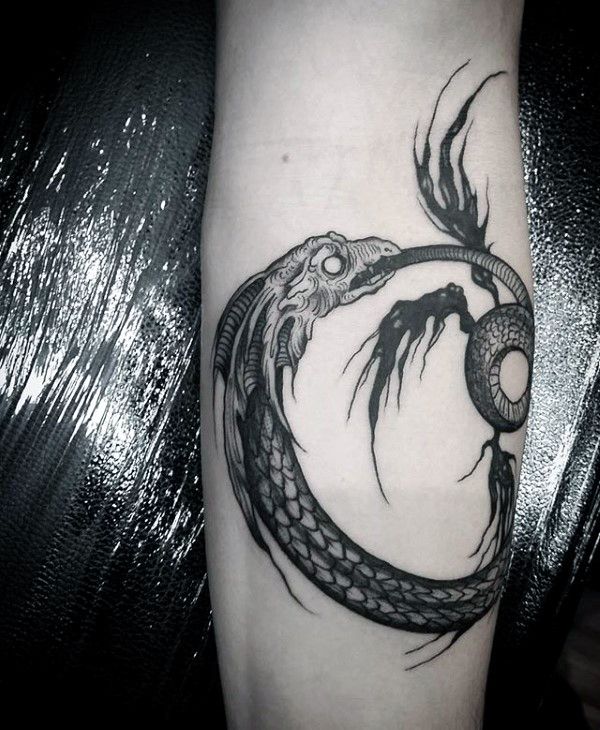 73 Ouroboros Tattoo Designs for Men