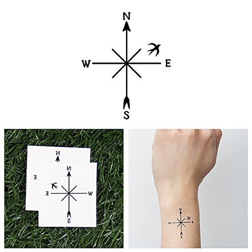 110 Best Compass Tattoo Designs, Ideas and Images