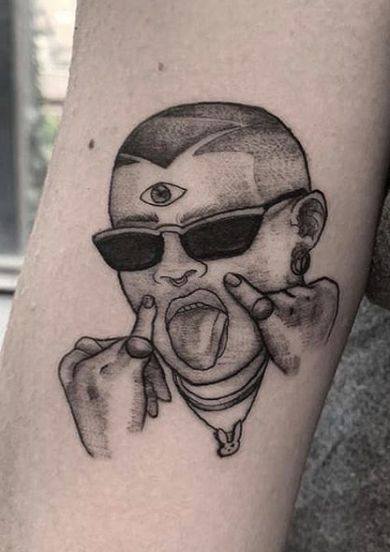 Best 27 Bad Bunny Tattoo Designs and Lyrics - NSF News