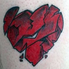 Broken Heart tattoo