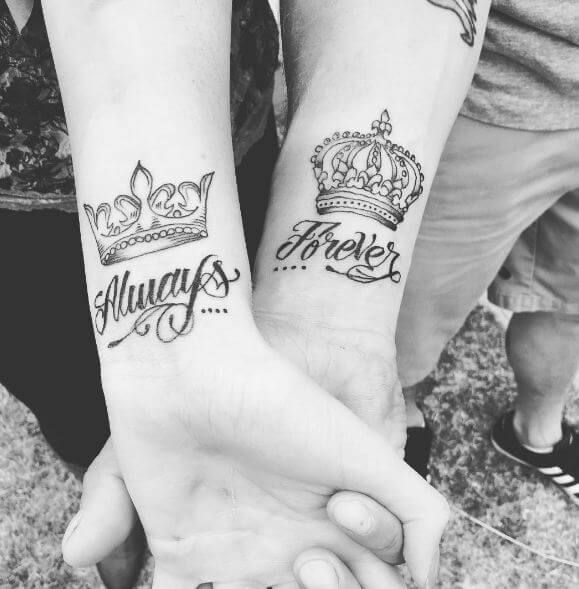 165+ Matching King And Queen Tattoos For Couples (2024)