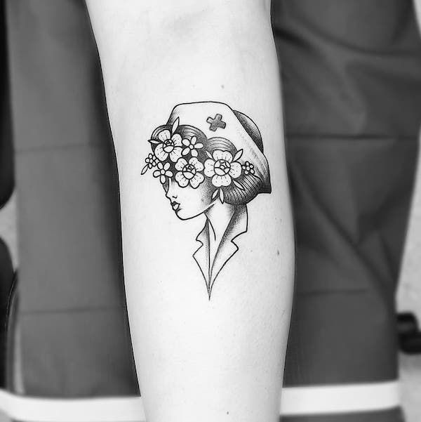 38 Beautiful Nurse Tattoos with Meaning - Our Mindful Life