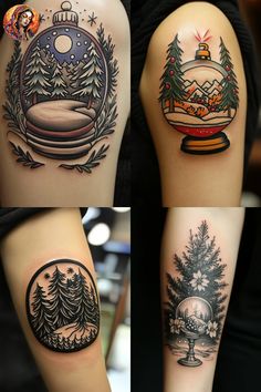 90 Christmas Tattoo Ideas | christmas tattoo, ghost of christmas present,  traditional ornaments