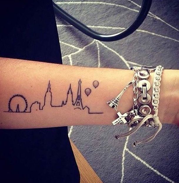 Eiffel Tower,Empire States,London Eye