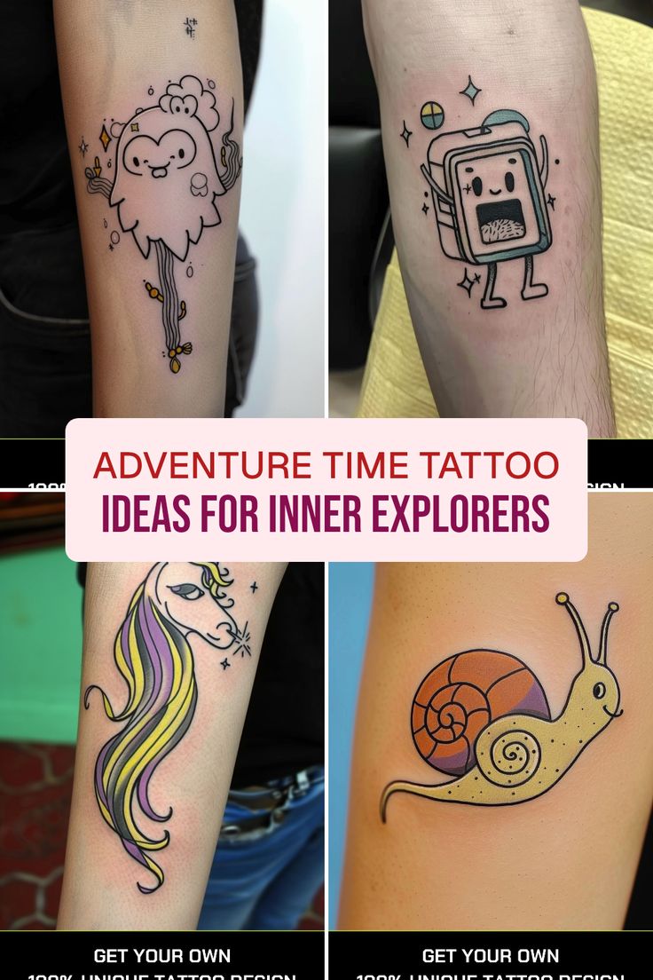 Adventure Time Tattoo Ideas for Inner Explorers