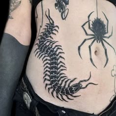 Discover 30 Tattoo Ideas and Traditional Centipede Tattoo Design Ideas |  pinterest flash tattoo, ocean sleeve, traditional tattoo stencils and more