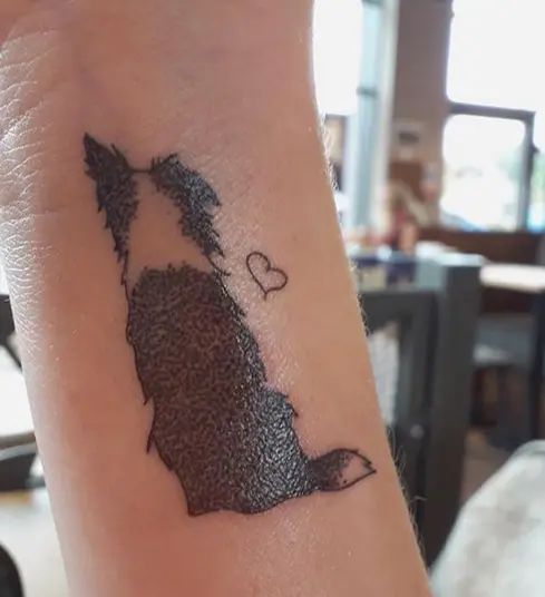 14 Dog Tattoo Ideas For Border Collie Lovers
