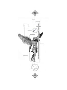 23 Archangel michael tattoo ideas | archangel michael tattoo, archangel  tattoo, archangel michael