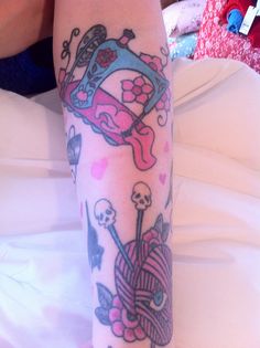 45 Sewing themed tattoos ideas to save today | tattoos, sewing tattoos,  sewing machine tattoo and more
