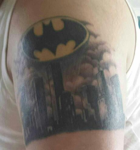 Batman Gotham City Tattoo