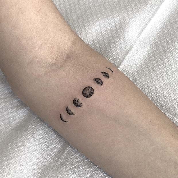 41 Moon Phases Tattoo Ideas to Inspire You