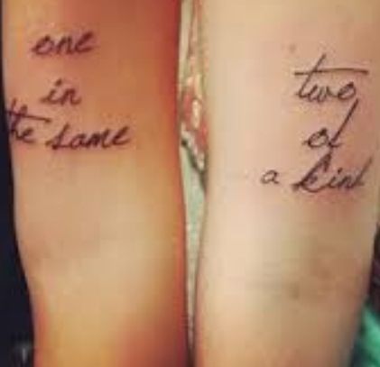 One in the same two of a kind